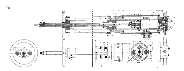 Wittgenstein's aero engine: combustion chamber and external view
