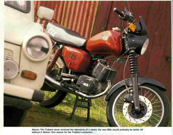 Trabant and ETZ: arty shot