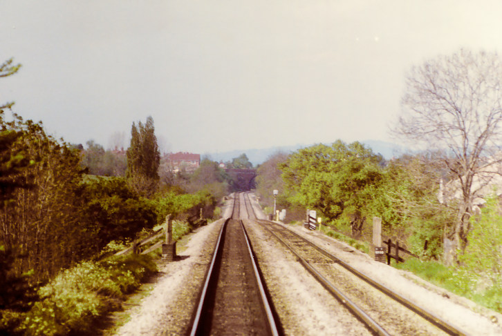 Track between Worcester Tunnel and Fernhill Heath