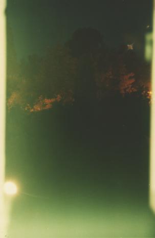 KMnO4/Zn/S propellant, electrical tracer (before firing)