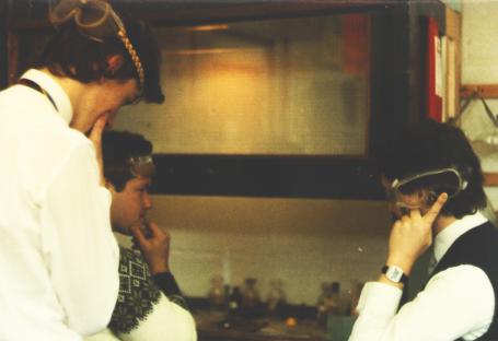 Correct use of safety goggles